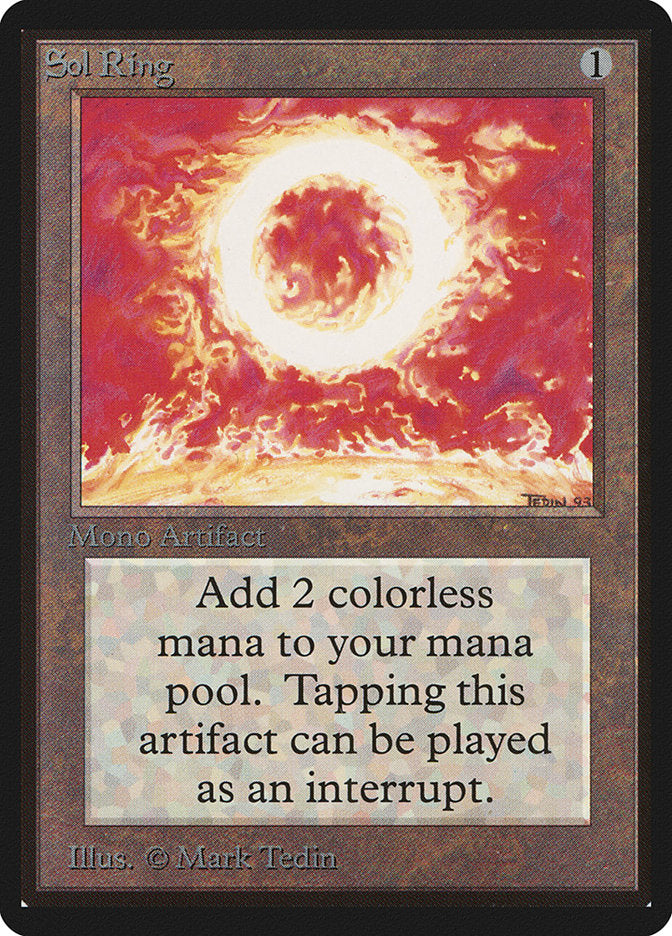 Sol Ring [Limited Edition Beta] | Play N Trade Winnipeg