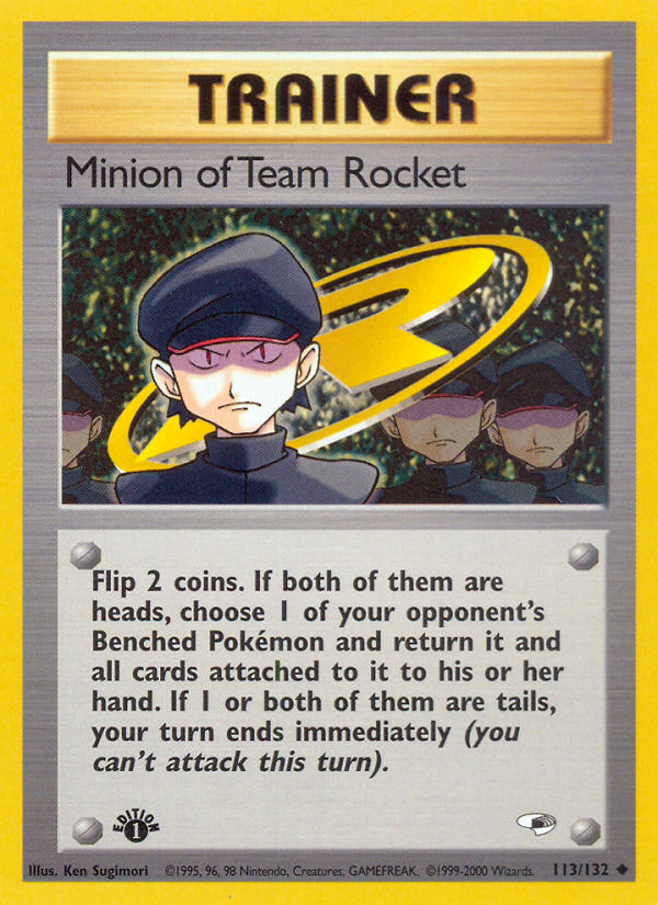 Minion of Team Rocket (113/132) [Gym Heroes 1st Edition] | Play N Trade Winnipeg