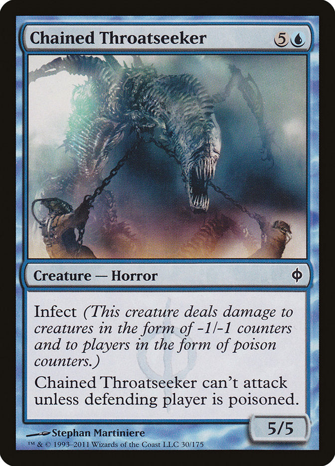 Chained Throatseeker [New Phyrexia] | Play N Trade Winnipeg