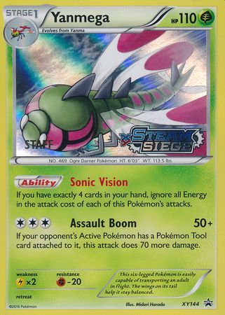 Yanmega (XY144) (Staff) [XY: Black Star Promos] | Play N Trade Winnipeg