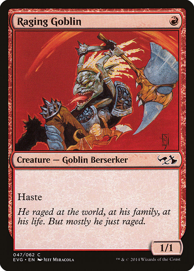 Raging Goblin (Elves vs. Goblins) [Duel Decks Anthology] | Play N Trade Winnipeg