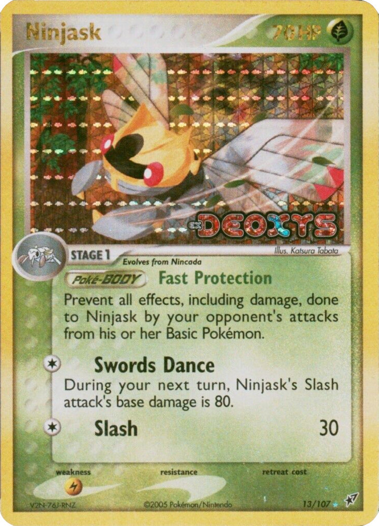 Ninjask (13/107) (Stamped) [EX: Deoxys] | Play N Trade Winnipeg