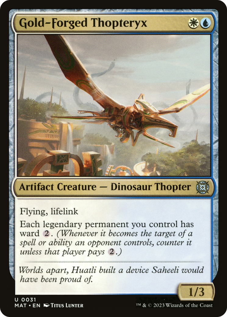 Gold-Forged Thopteryx [March of the Machine: The Aftermath] | Play N Trade Winnipeg