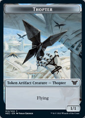 Thopter // Spirit (002) Double-sided Token [Kamigawa: Neon Dynasty Commander Tokens] | Play N Trade Winnipeg