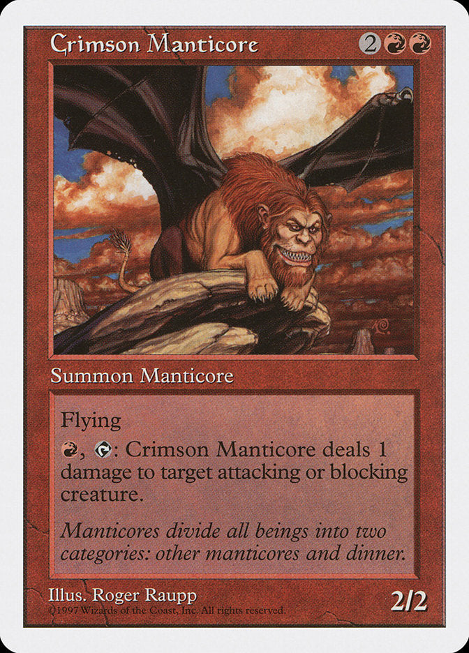 Crimson Manticore [Fifth Edition] | Play N Trade Winnipeg