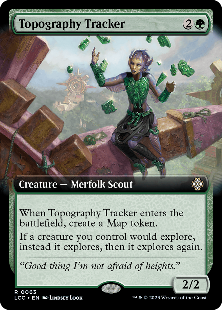 Topography Tracker (Extended Art) [The Lost Caverns of Ixalan Commander] | Play N Trade Winnipeg