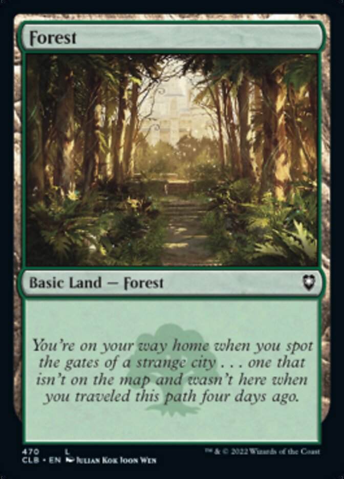 Forest (470) [Commander Legends: Battle for Baldur's Gate] | Play N Trade Winnipeg