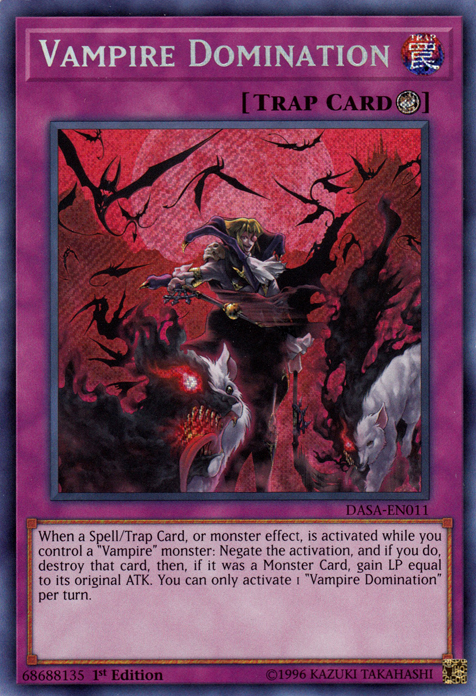 Vampire Domination [DASA-EN011] Secret Rare | Play N Trade Winnipeg