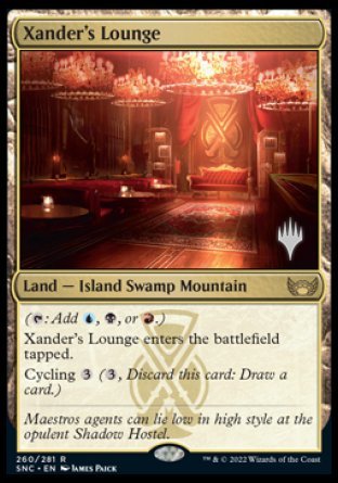 Xander's Lounge (Promo Pack) [Streets of New Capenna Promos] | Play N Trade Winnipeg