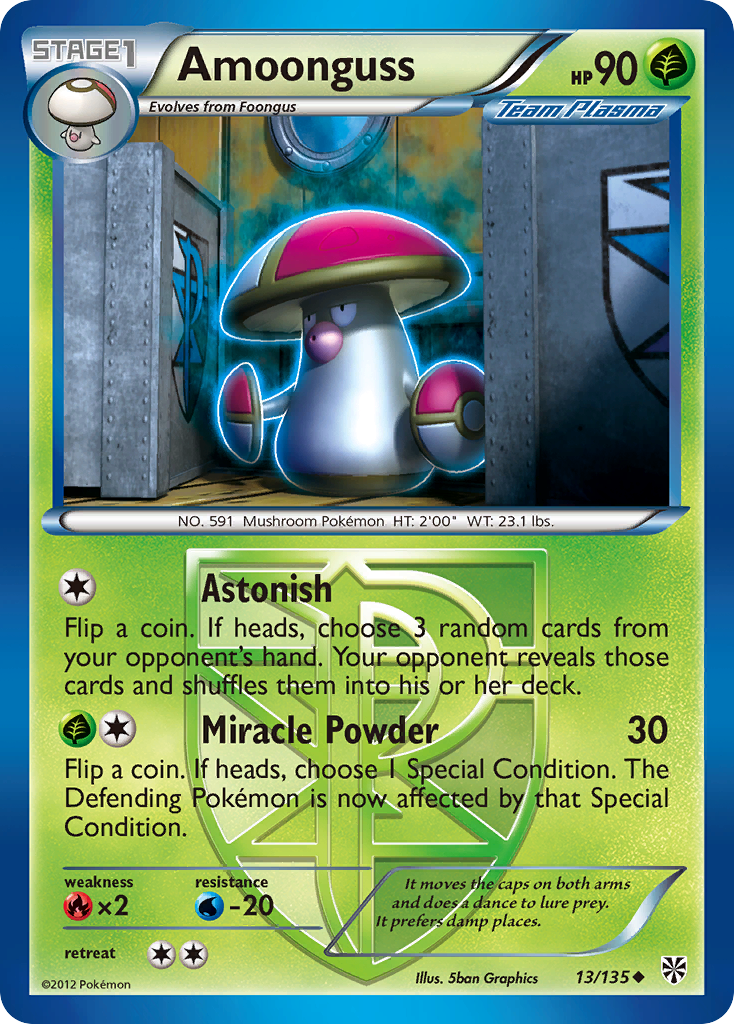 Amoonguss (13/135) [Black & White: Plasma Storm] | Play N Trade Winnipeg