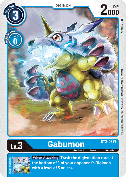 Gabumon [ST2-03] [Starter Deck: Cocytus Blue] | Play N Trade Winnipeg