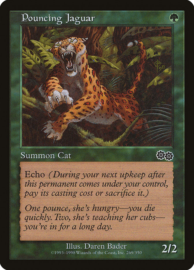 Pouncing Jaguar [Urza's Saga] | Play N Trade Winnipeg