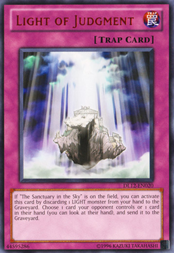 Light of Judgment (Red) [DL12-EN020] Rare | Play N Trade Winnipeg