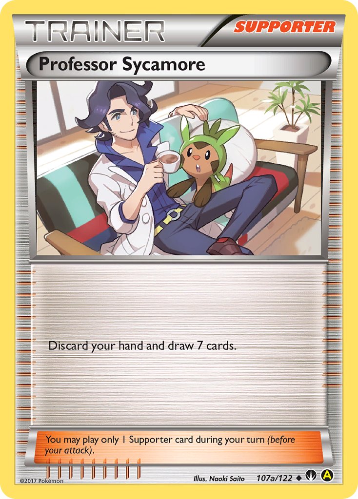 Professor Sycamore (107a/122) [Alternate Art Promos] | Play N Trade Winnipeg