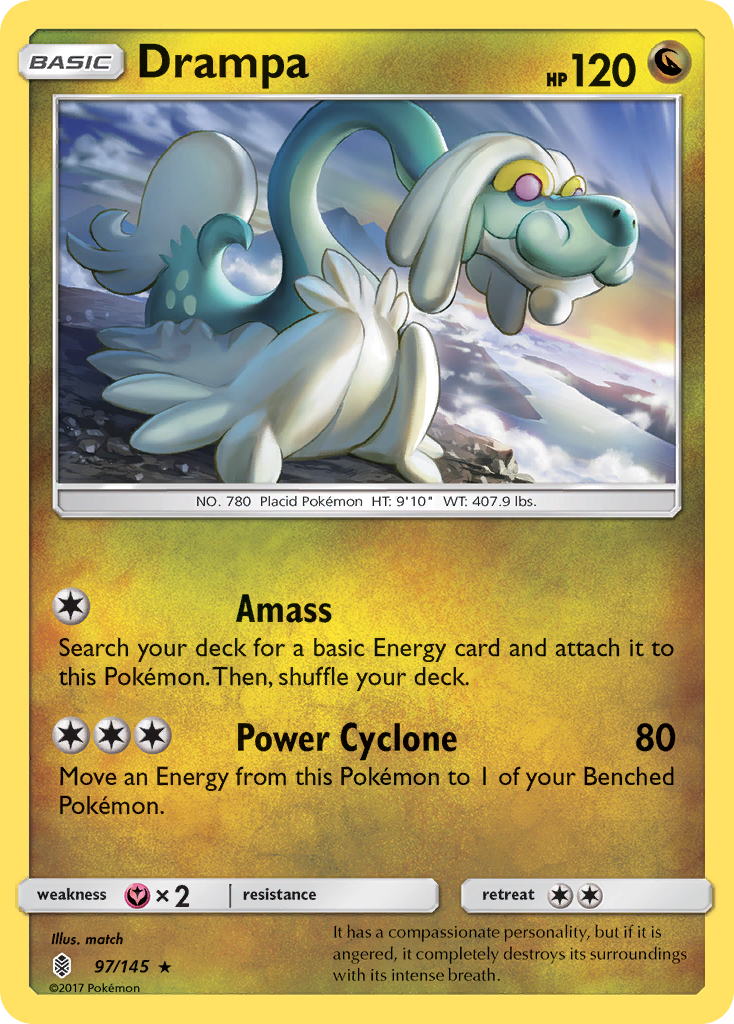 Drampa (97/145) [Sun & Moon: Guardians Rising] | Play N Trade Winnipeg