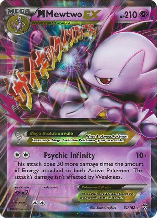 M Mewtwo EX (64/162) (Jumbo Card) [XY: BREAKthrough] | Play N Trade Winnipeg