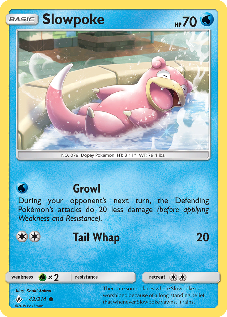 Slowpoke (42/214) [Sun & Moon: Unbroken Bonds] | Play N Trade Winnipeg