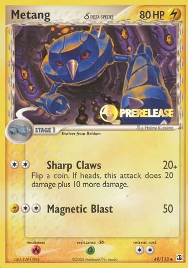 Metang (49/113) (Delta Species) (Prerelease Promo) [EX: Delta Species] | Play N Trade Winnipeg