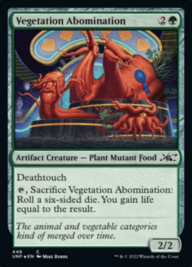 Vegetation Abomination (Galaxy Foil) [Unfinity] | Play N Trade Winnipeg