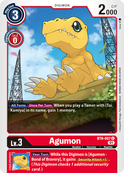 Agumon [BT6-007] [Double Diamond] | Play N Trade Winnipeg