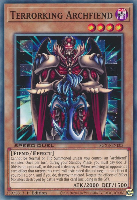 Terrorking Archfiend [SGX3-ENE03] Common | Play N Trade Winnipeg