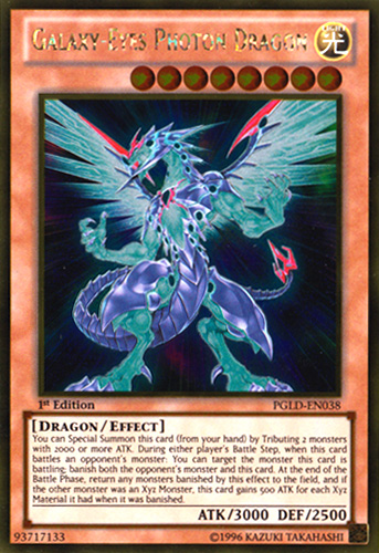 Galaxy-Eyes Photon Dragon [PGLD-EN038] Gold Rare | Play N Trade Winnipeg