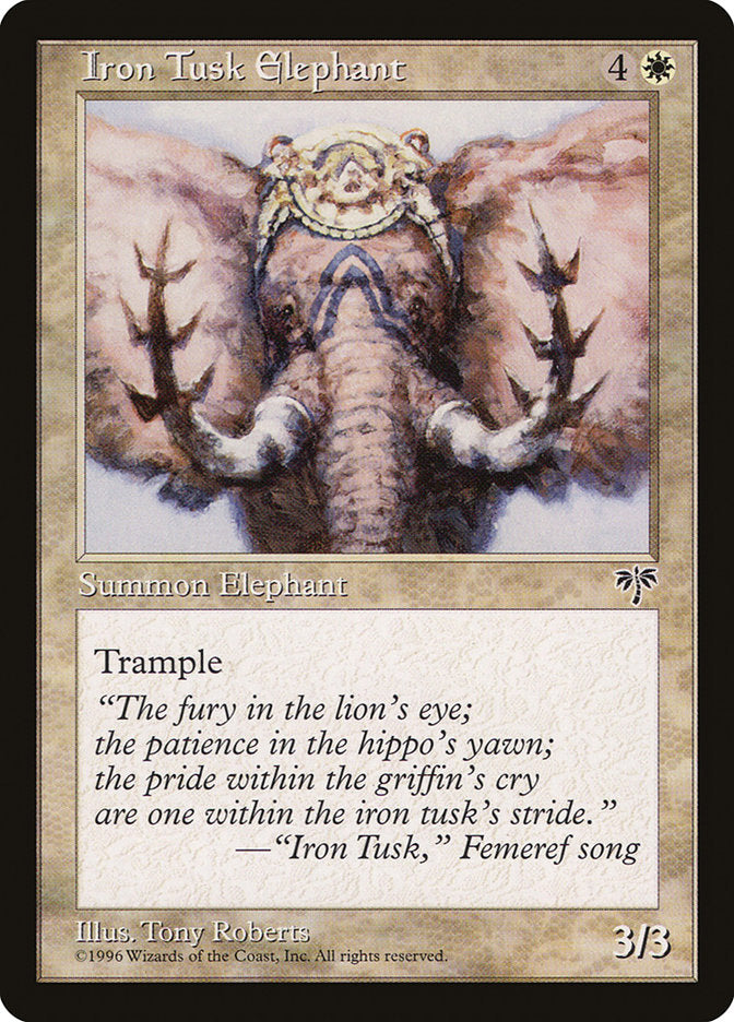 Iron Tusk Elephant [Mirage] | Play N Trade Winnipeg