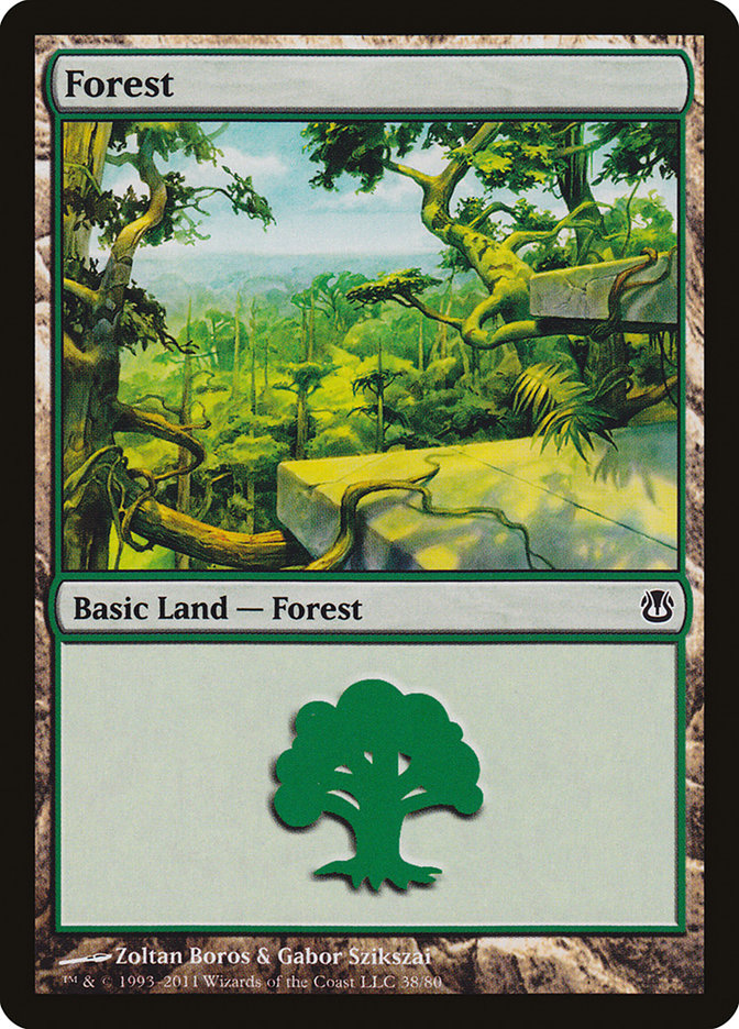 Forest (38) [Duel Decks: Ajani vs. Nicol Bolas] | Play N Trade Winnipeg