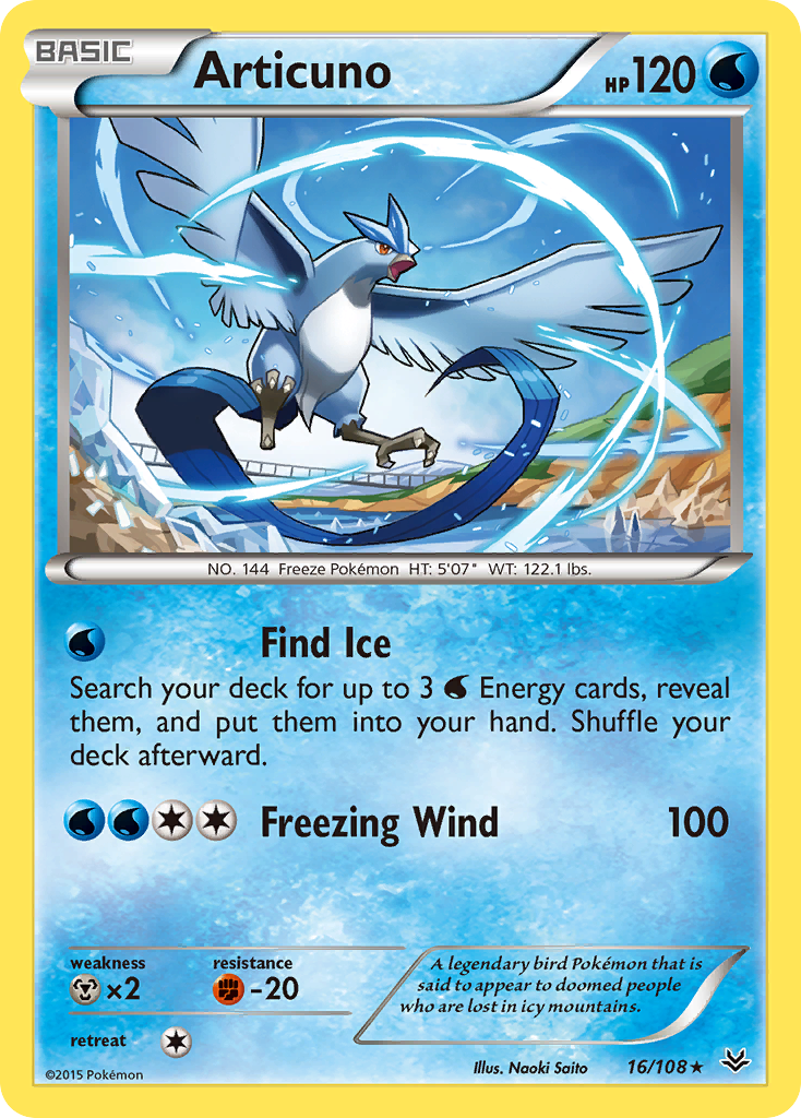 Articuno (16/108) [XY: Roaring Skies] | Play N Trade Winnipeg