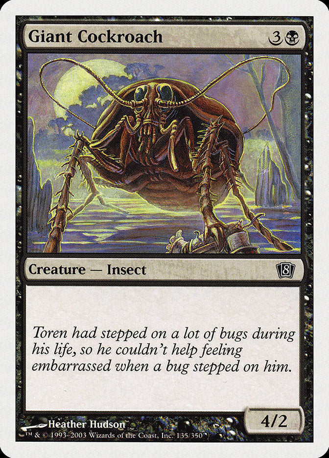 Giant Cockroach [Eighth Edition] | Play N Trade Winnipeg