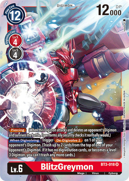 BlitzGreymon [BT3-018] [Release Special Booster Ver.1.5] | Play N Trade Winnipeg