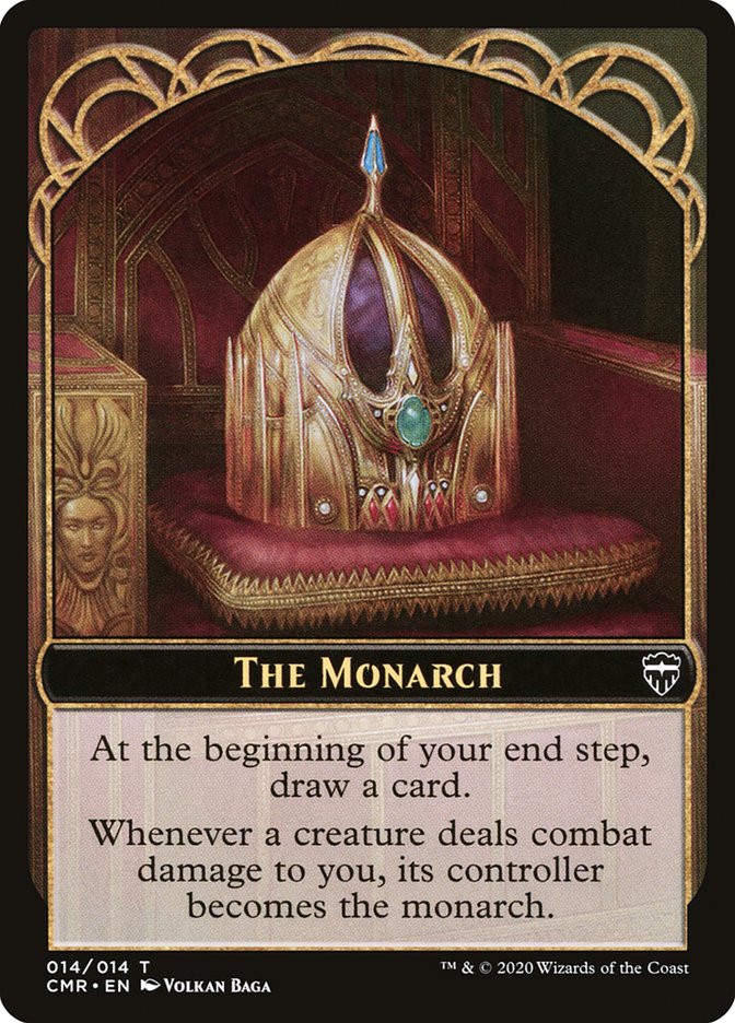 Horror // The Monarch Token [Commander Legends Tokens] | Play N Trade Winnipeg
