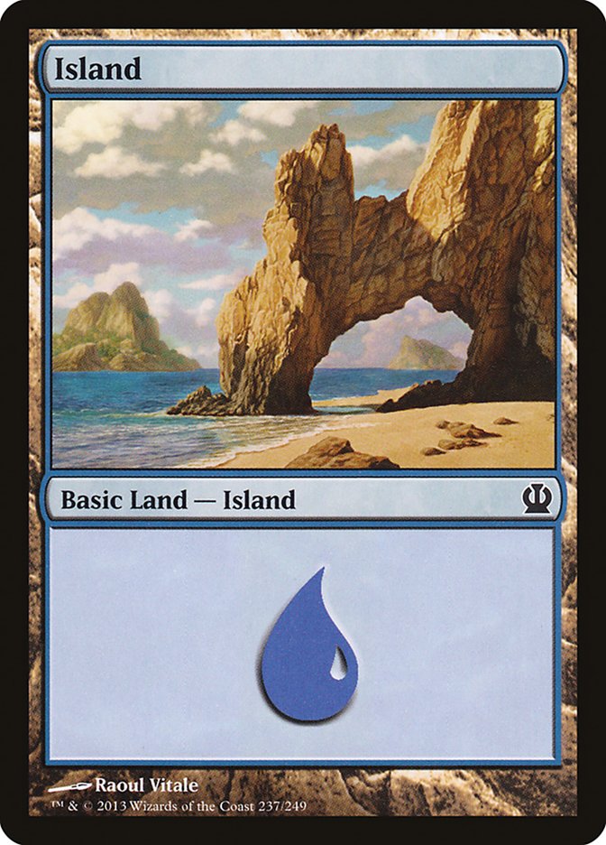 Island (237) [Theros] | Play N Trade Winnipeg