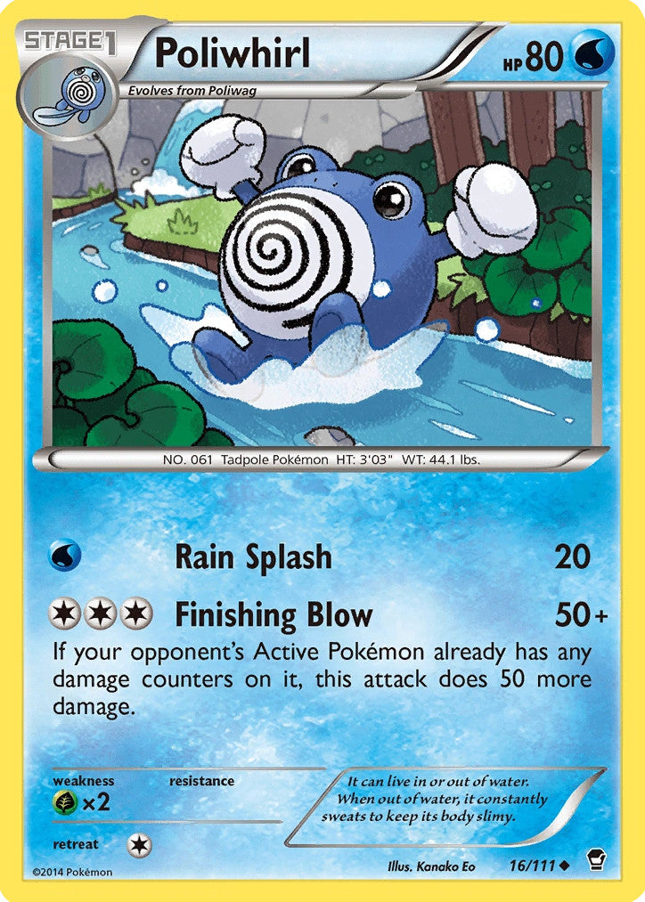 Poliwhirl (16/111) [XY: Furious Fists] | Play N Trade Winnipeg