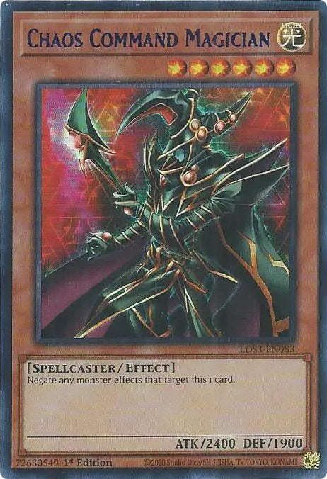 Chaos Command Magician (Blue) [LDS3-EN083] Ultra Rare | Play N Trade Winnipeg