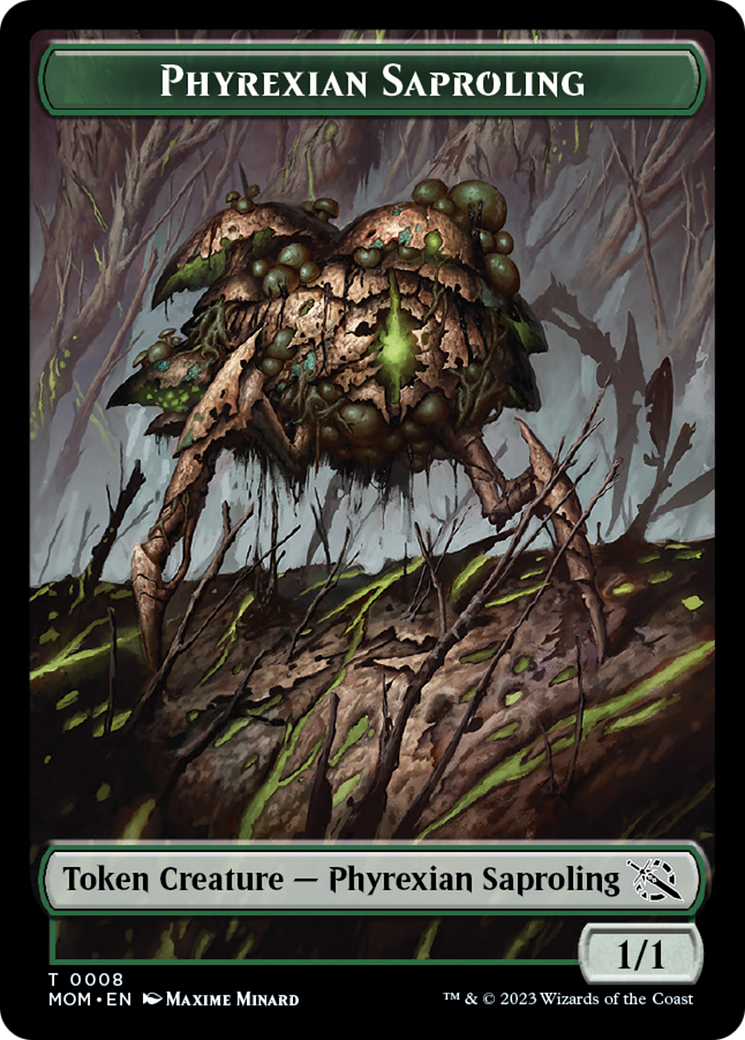 First Mate Ragavan // Phyrexian Saproling Double-Sided Token [March of the Machine Tokens] | Play N Trade Winnipeg