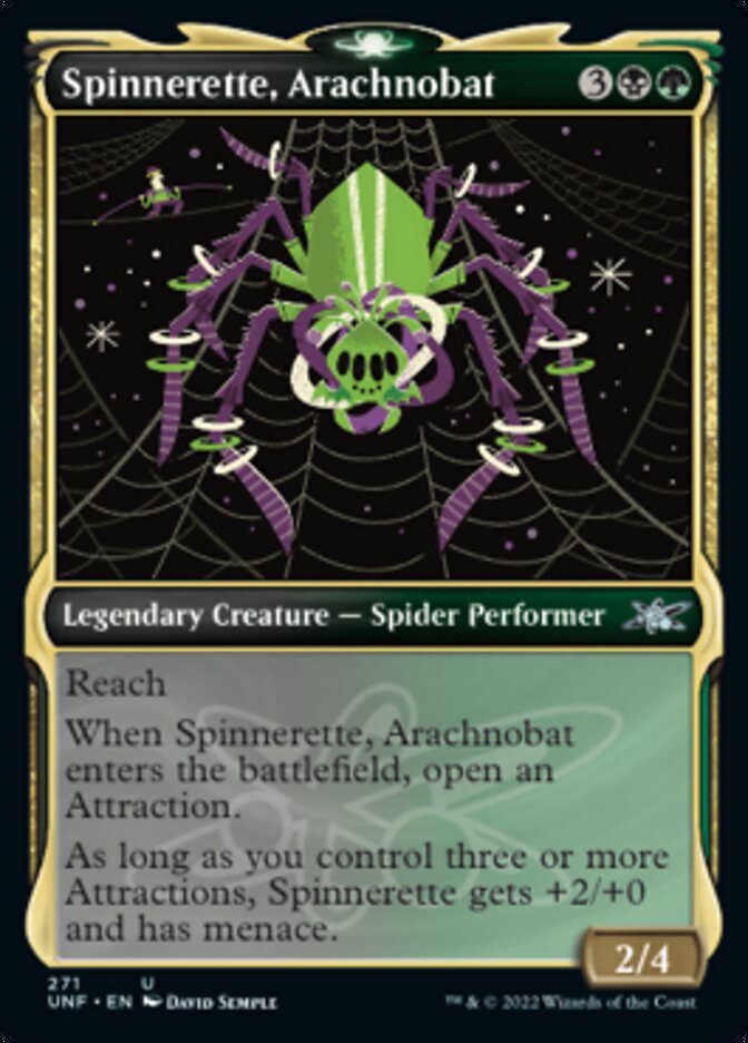 Spinnerette, Arachnobat (Showcase) [Unfinity] | Play N Trade Winnipeg
