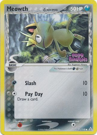 Meowth (71/110) (Delta Species) (Stamped) [EX: Holon Phantoms] | Play N Trade Winnipeg