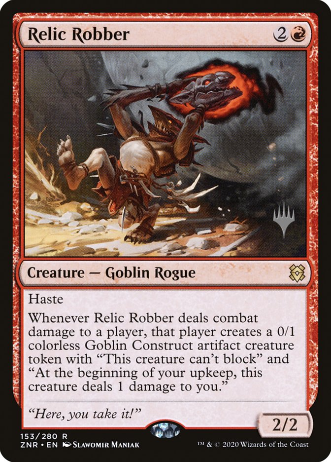 Relic Robber (Promo Pack) [Zendikar Rising Promos] | Play N Trade Winnipeg