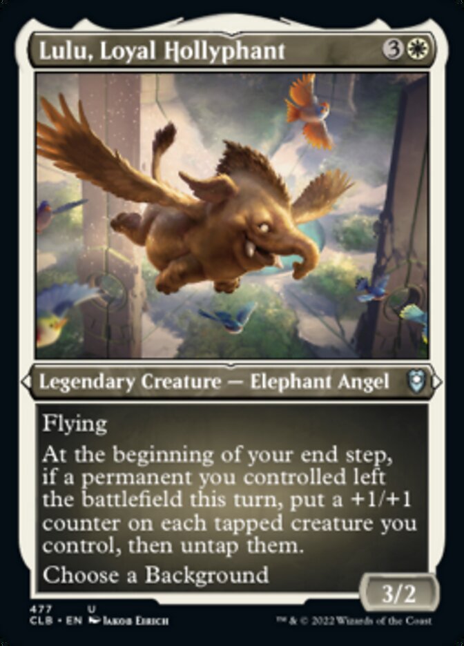 Lulu, Loyal Hollyphant (Foil Etched) [Commander Legends: Battle for Baldur's Gate] | Play N Trade Winnipeg
