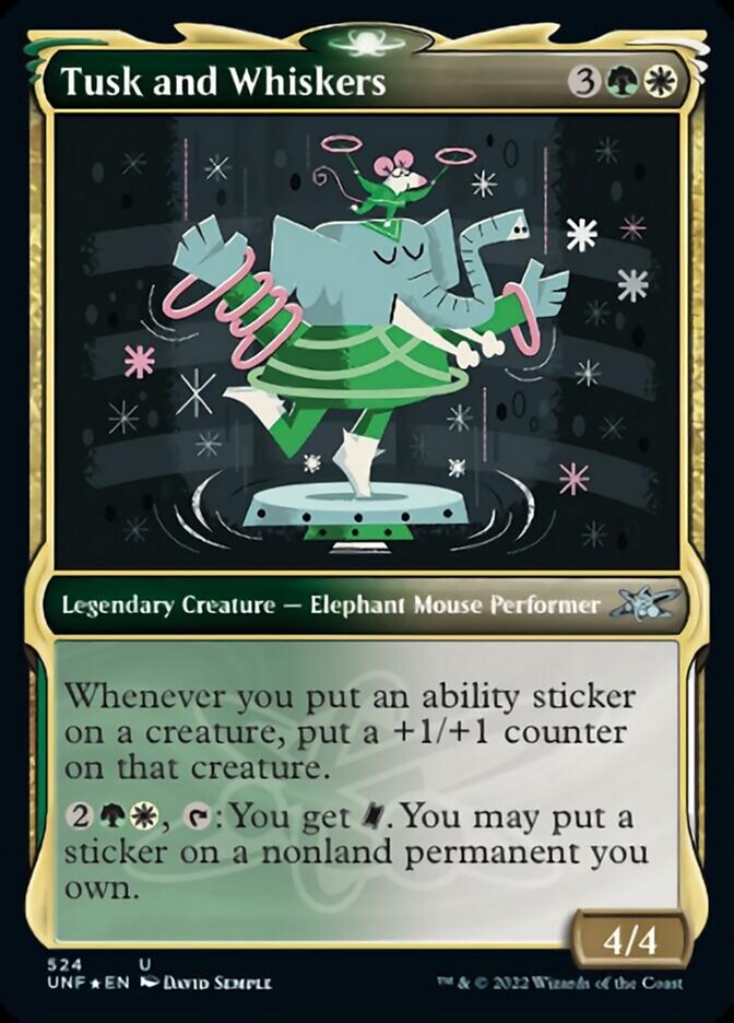 Tusk and Whiskers (Showcase) (Galaxy Foil) [Unfinity] | Play N Trade Winnipeg