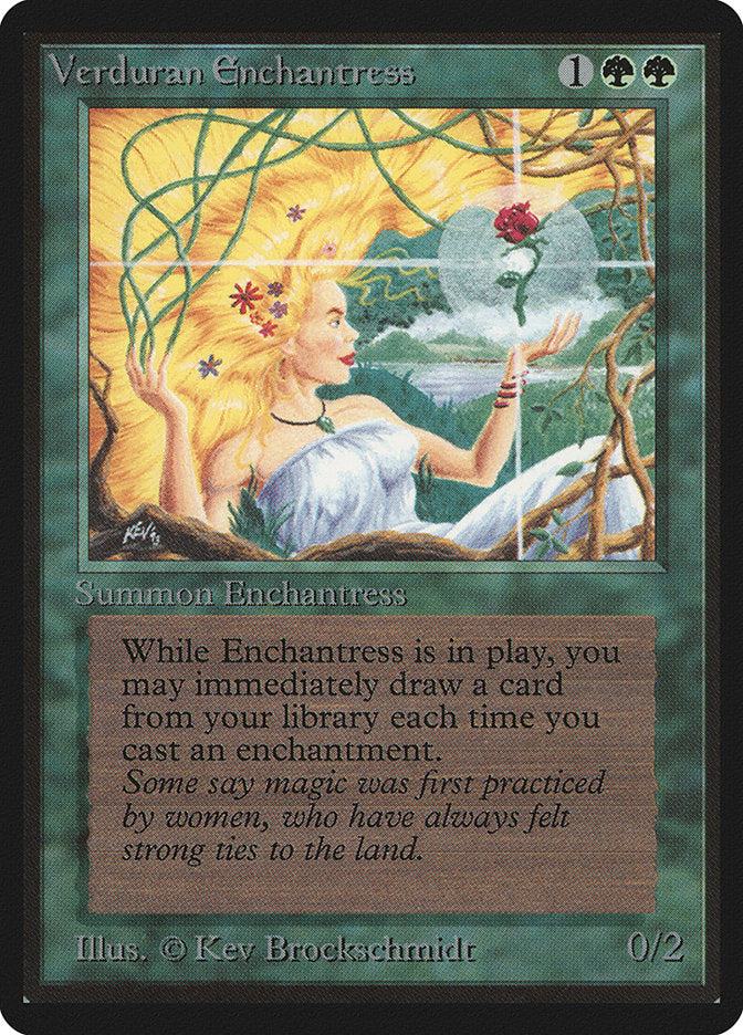 Verduran Enchantress [Limited Edition Beta] | Play N Trade Winnipeg