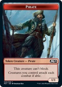 Pirate // Weird Double-sided Token [Core Set 2021 Tokens] | Play N Trade Winnipeg