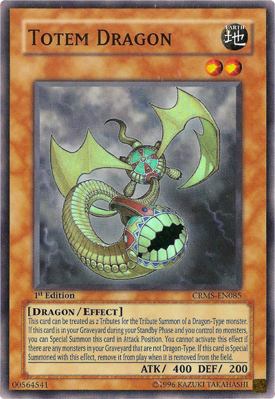 Totem Dragon [CRMS-EN085] Super Rare | Play N Trade Winnipeg