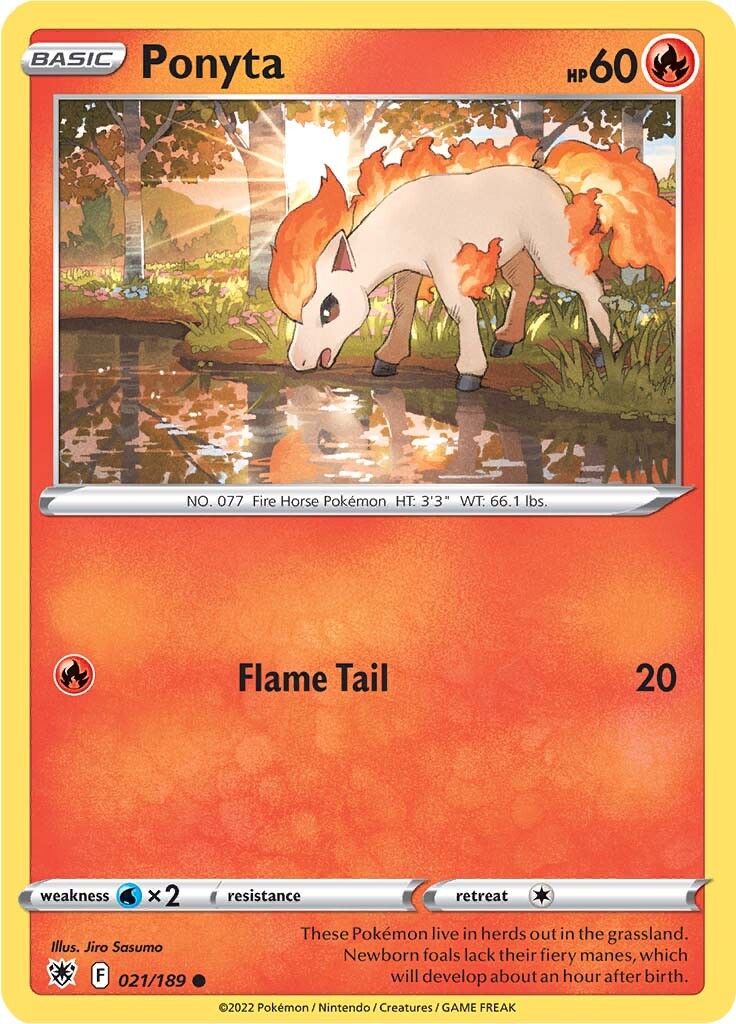 Ponyta (021/189) [Sword & Shield: Astral Radiance] | Play N Trade Winnipeg