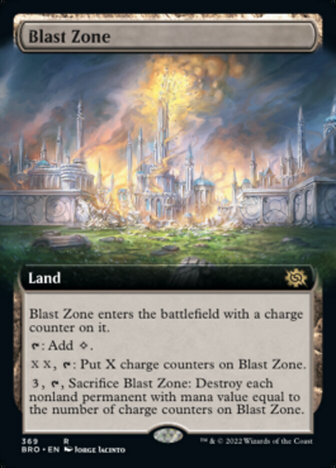 Blast Zone (Extended Art) [The Brothers' War] | Play N Trade Winnipeg