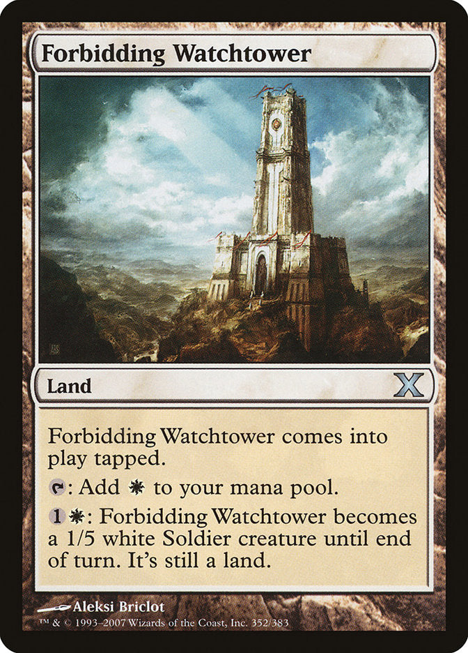 Forbidding Watchtower [Tenth Edition] | Play N Trade Winnipeg