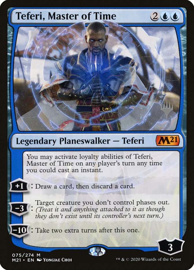 Teferi, Master of Time (Promo Pack) [Core Set 2021 Promos] | Play N Trade Winnipeg