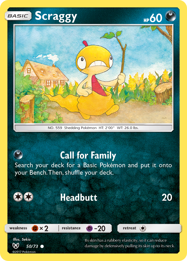 Scraggy (50/73) [Sun & Moon: Shining Legends] | Play N Trade Winnipeg