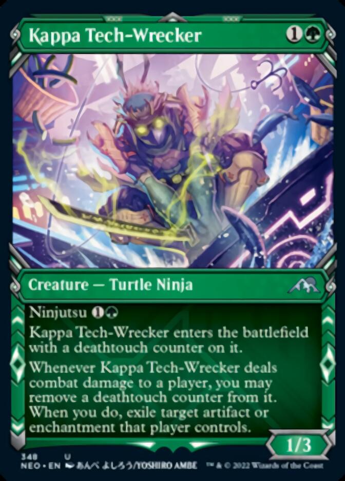 Kappa Tech-Wrecker (Showcase Ninja) [Kamigawa: Neon Dynasty] | Play N Trade Winnipeg